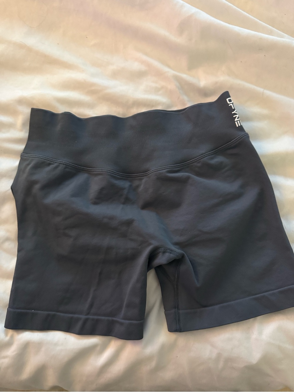 High-Rise Athletic Bike Shorts - Black